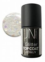 Топ для гель-лака JN Glitter Top Coat 10мл без липкого слоя №01