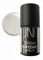 Топ для гель-лака JN Glitter Top Coat 10мл без липкого слоя №09